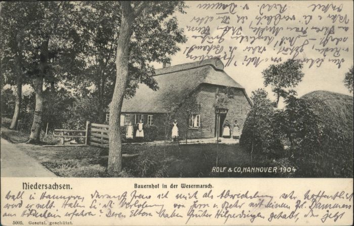 Ahlden [Stempelabschlag] Niedersachsen Bauernh