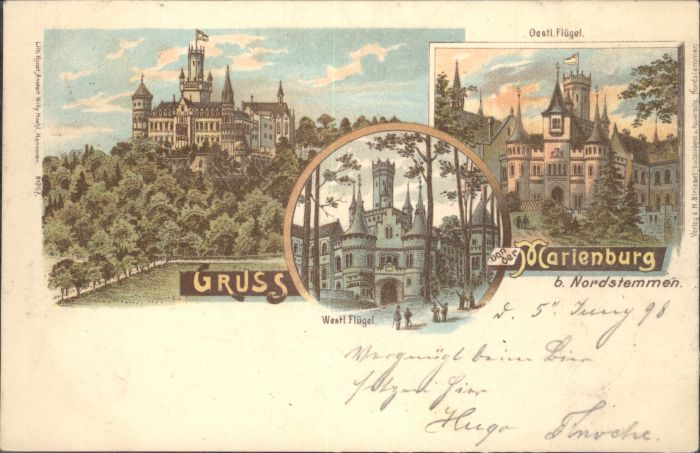 Nordstemmen Marienburg Litho