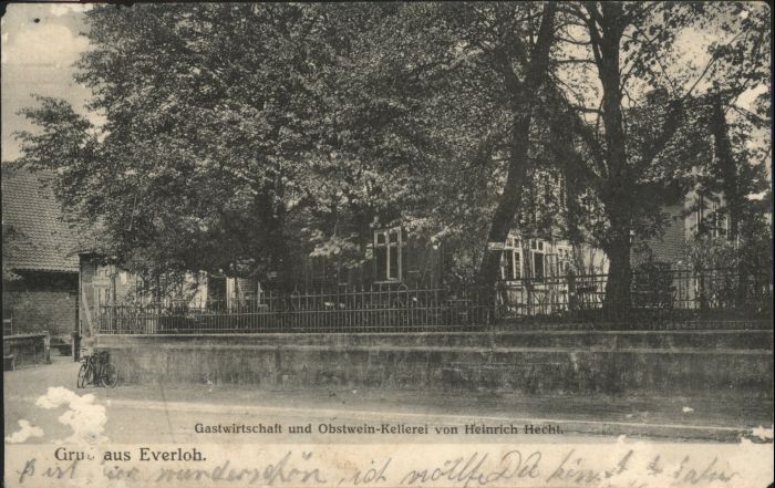 Everloh Gastwirtschaft Obstwein Kelterei Heinri