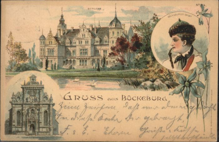 Bueckeburg chloss Kirche Tracht