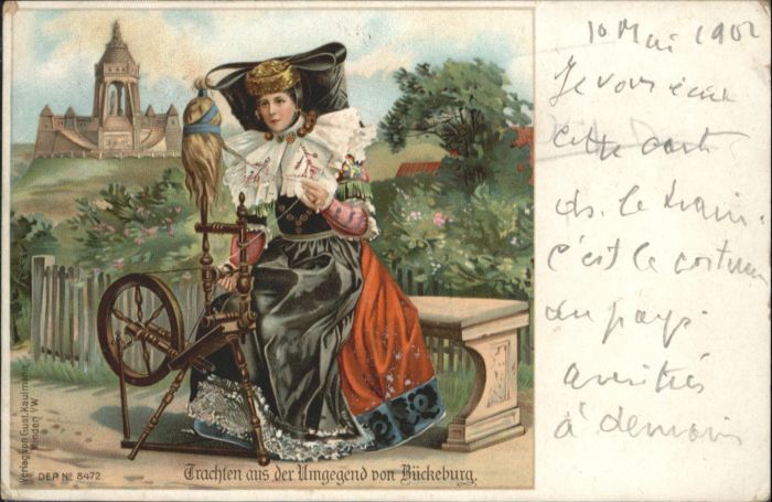 Bueckeburg racht Spinnrad