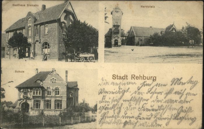 Rehburg-Loccum Rehburg Gasthaus Siemahn Marktplatz Sch