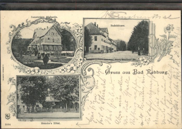 Bad Rehburg Sanatorium Michaelis Badehaus Mencke Ho