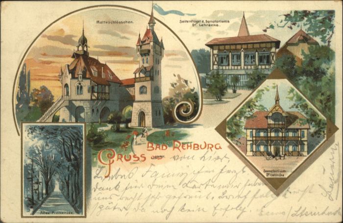 Bad Rehburg Sanatorium Dr. Lehrecke Matteschlössche