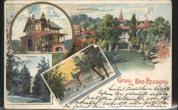Bad Rehburg Sanatorium Dr. Lehrecke Villa Adolphspl