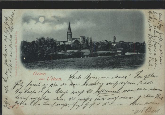 Uelzen Lueneburger Heide Uelzen Mondscheinkarte