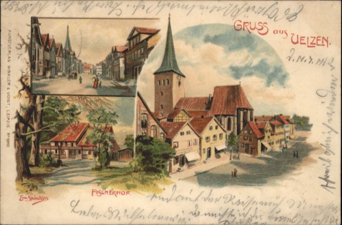 Uelzen Lueneburger Heide Uelzen Fischerhof Künstler Erwin Spindl