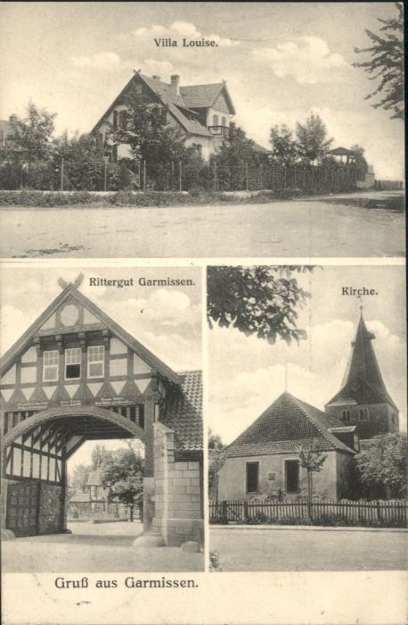Garmissen-Garbolzum Villa Louise Rittergut Kirche