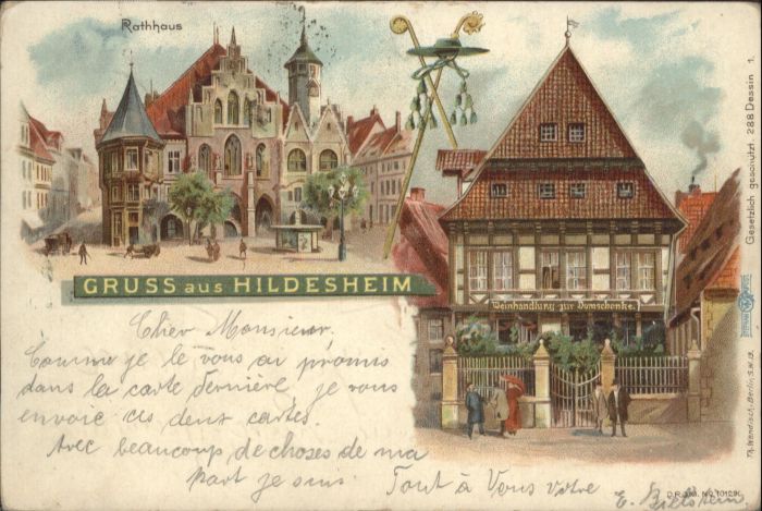 Hildesheim Rathaus Weinhandlung zur Domschenke