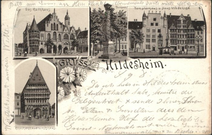 Hildesheim Rathaus Templerhaus Haus Wedekind Knoch