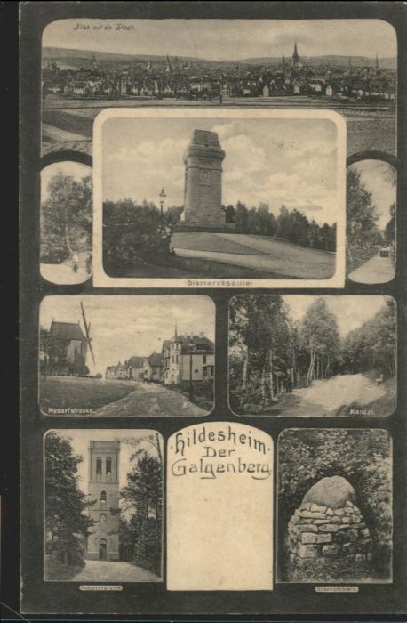 Hildesheim Galgenberg Bismarcksäule Mozartstrasse