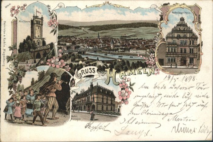 Hameln Weser Hameln Klütturm Rattenfänger Hotel Mono