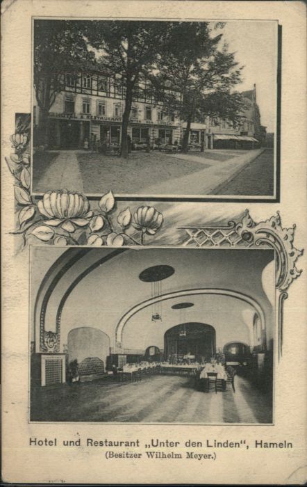Hameln Weser Hameln Hotel Restaurant Unter den Linde