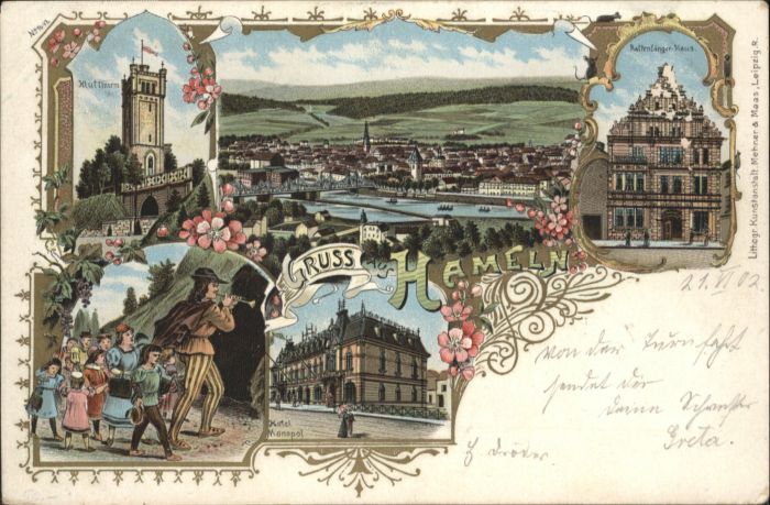 Hameln Weser Hameln Klütturm Rattenfänger Hotel Mono