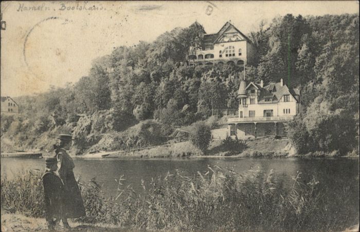 Hameln Weser Hameln Bootshaus Felsenkeller