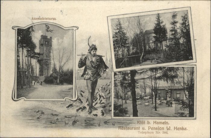 Hameln Weser Hameln Klüt Aussichtsturm Restaurant Pe