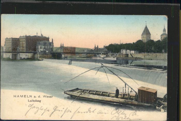 Hameln Weser Hameln Lachsfang