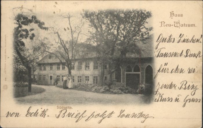 Wolfenbuettel Stempelabschlag] Haus Neu-Watzum