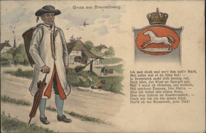 Braunschweig Wappen Tracht Gedicht