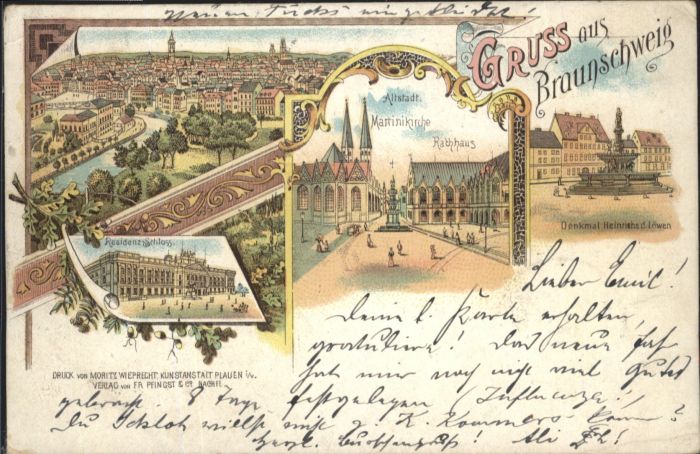 Braunschweig Denkmal Heinrich Löwen Schloss Martinik