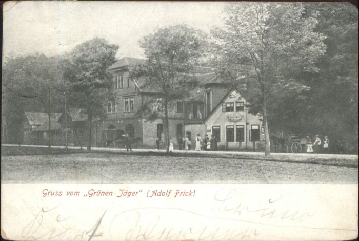 Braunschweig [Stempelabschlag] Grünen Jäger  x