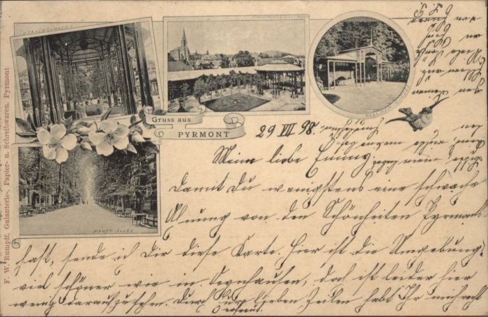 Bad Pyrmont Allee Brunnen Quelle