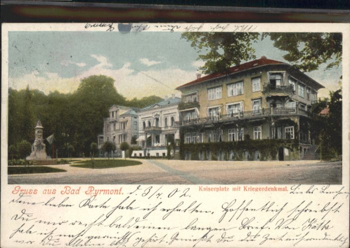 Bad Pyrmont Kaiserplatz Denkmal