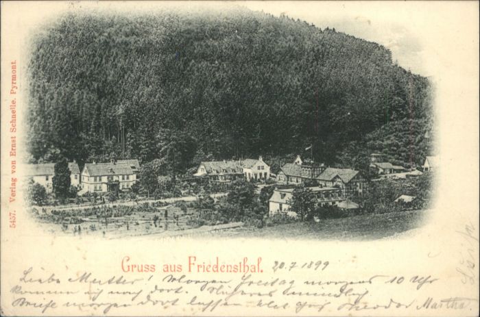 Bad Pyrmont [Stempelabschlag] Friedensthal