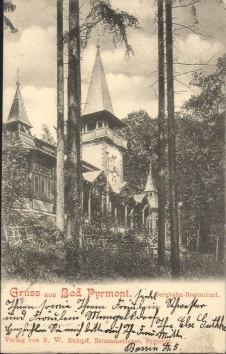 Bad Pyrmont Bergbahn Restaurant