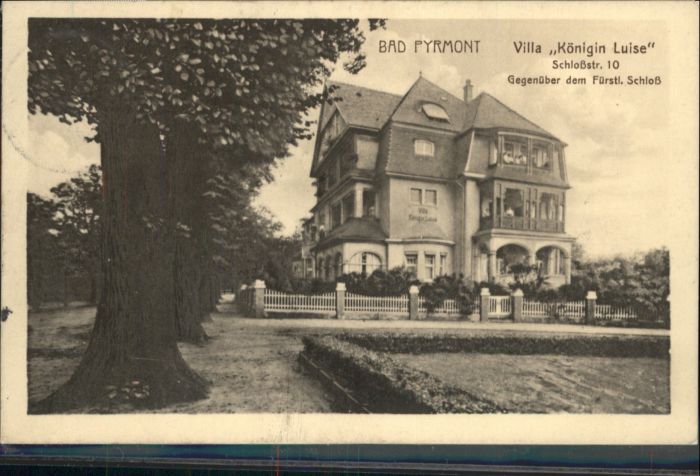 Bad Pyrmont Villa Königin Luise Schlossstrasse 10