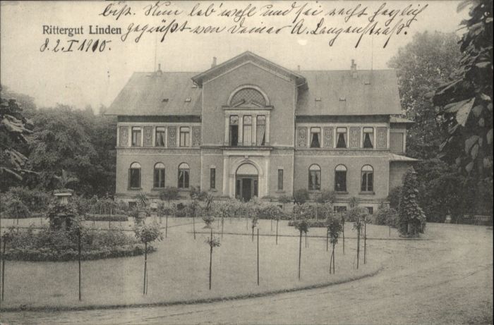 Wolfenbuettel Stempelabschlag] Rittergut Linden