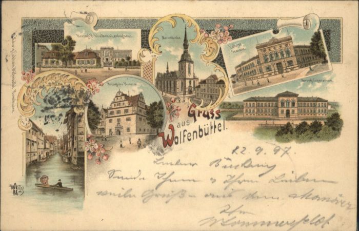 Wolfenbuettel aserne Kirche Schule Bibliothek Lessing