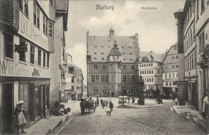 Marburg Lahn Marburg Marktplatz
