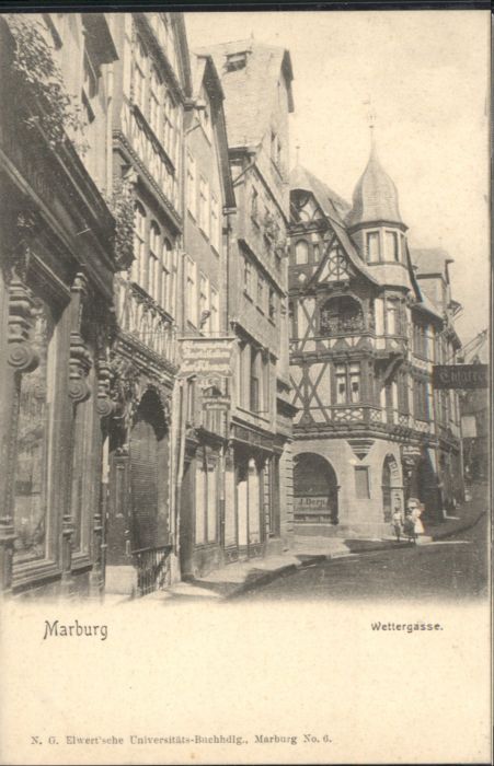 Marburg Lahn Marburg Wettergasse