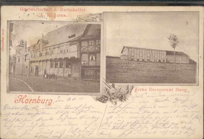 Hornburg Wolfenbuettel astwirtschaft Ratskeller