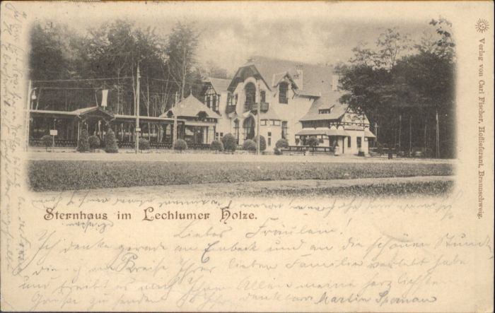 Wolfenbuettel Stempelabschlag] Sternhaus Lechlumer Ho