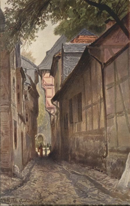 Goslar Nach einem Aquarell von Künstler Prof.