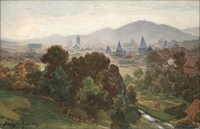 Goslar nach einem Original Aquarell von Prof.