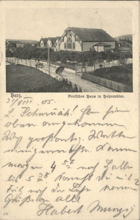 Hahnenklee-Bockswiese Harz Hahnenklee-Bockswiese Deutsches Haus