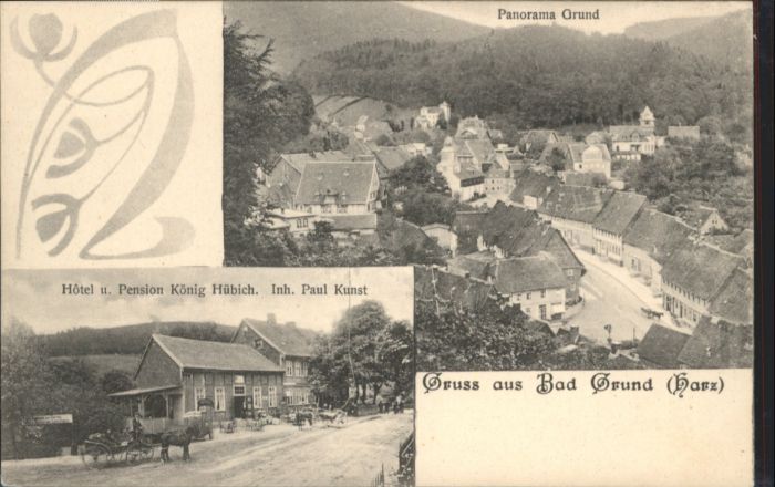 Bad Grund Bad_Grund_Harz Hotel Pension König Hübi