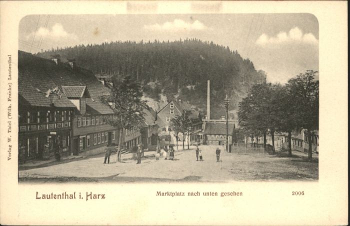 Lautenthal Harz Marktplatz