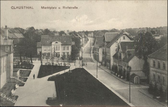 Clausthal-Zellerfeld Marktplatz Rollstrasse