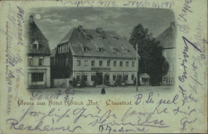 Clausthal-Zellerfeld Hotel Glück Auf Mondscheinkarte