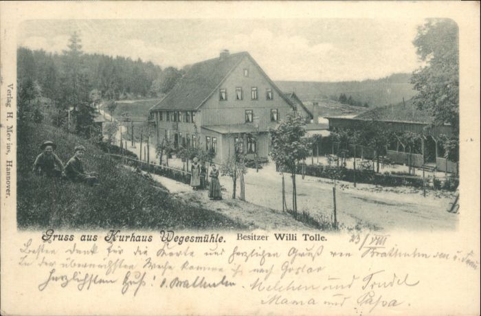 Clausthal-Zellerfeld [Stempelabschlag] Kurhaus Wegesmühle