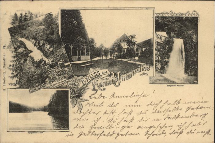 Clausthal-Zellerfeld [Stempelabschlag] Kurhaus Untermühle Wa