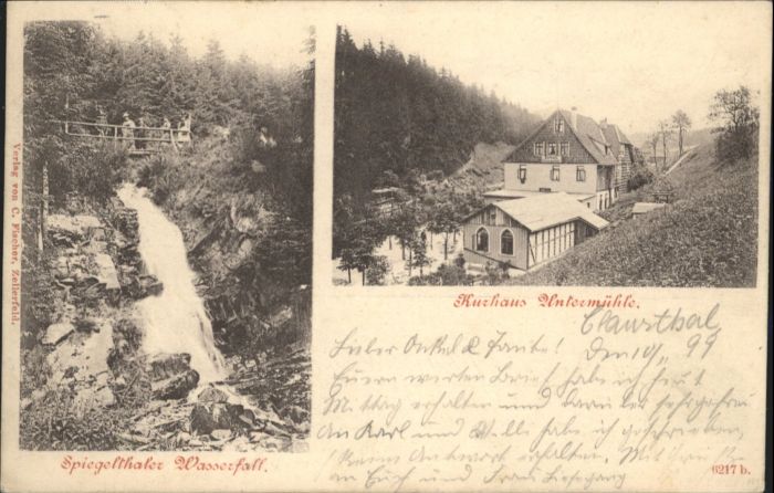 Clausthal-Zellerfeld [Stempelabschlag] Kurhaus Untermühle Sp