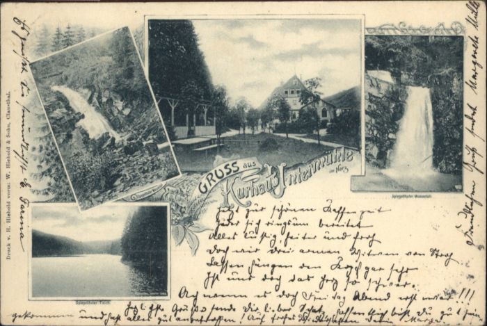 Clausthal-Zellerfeld [Stempelabschlag] Kurhaus Untermühle Wa