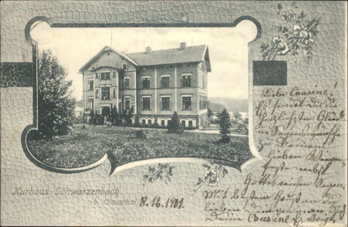 Clausthal-Zellerfeld Goslar Niedersachsen Kurhaus Schwarzenbach