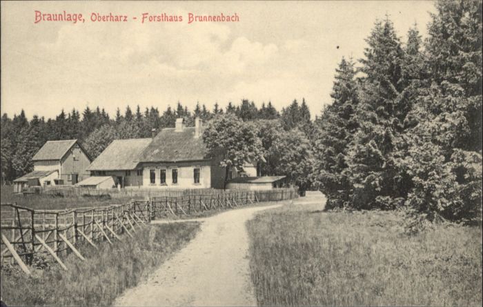 Braunlage Forsthaus Brunnenbach Harz