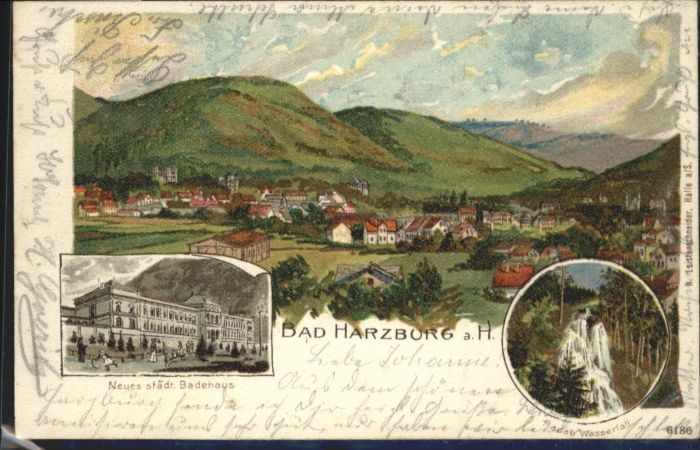 Bad Harzburg Badehaus Radau Wasserfall